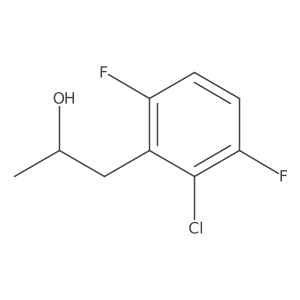 (2S)-1-(2-chloro-3,6-difluorophenyl)propan-2-ol Structure