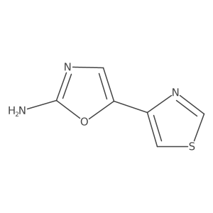 5-(1,3-Thiazol-4-yl)-1,3-oxazol-2-amine结构式