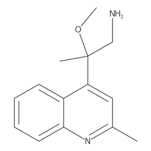 2-Methoxy-2-(2-methylquinolin-4-yl)propan-1-amine Structure