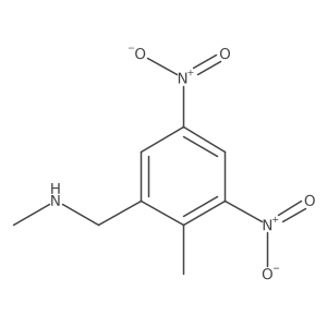 Methyl[(2-methyl-3,5-dinitrophenyl)methyl]amine Structure