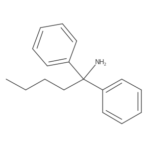 1,1-Diphenylpentan-1-amine结构式