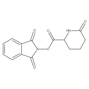 1,3-dioxo-2,3-dihydro-1H-isoindol-2-yl (2R)-6-oxopiperidine-2-carboxylate Structure
