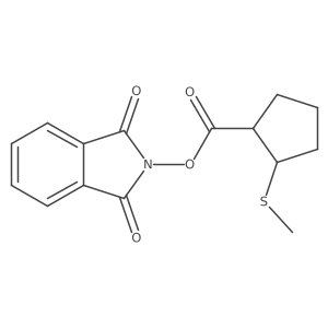 1,3-dioxo-2,3-dihydro-1H-isoindol-2-yl 2-(methylsulfanyl)cyclopentane-1-carboxylate Structure
