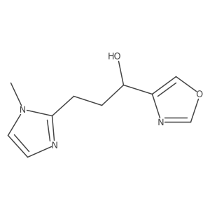 4-Oxazolemethanol, I+/--[2-(1-methyl-1H-imidazol-2-yl)ethyl]-结构式