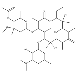 4a(2)a(2)-O-Acetylerythromycin A Structure