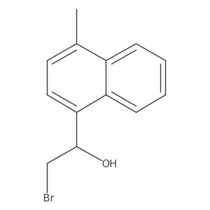 2-Bromo-1-(4-methylnaphthalen-1-yl)ethan-1-ol Structure
