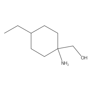 [(1s,4r)-1-Amino-4-ethylcyclohexyl]methanol结构式