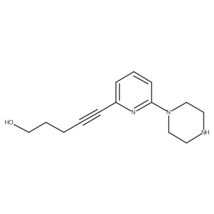 5-[6-(Piperazin-1-yl)pyridin-2-yl]pent-4-yn-1-ol Structure
