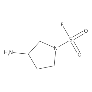 3-Aminopyrrolidine-1-sulfonyl fluoride结构式
