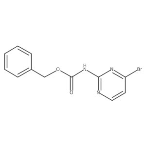 benzyl N-(4-bromopyrimidin-2-yl)carbamate结构式