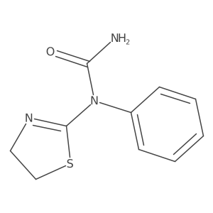 1-(4,5-Dihydro-1,3-thiazol-2-yl)-1-phenylurea结构式
