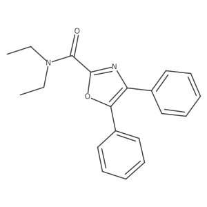 N,N-diethyl-4,5-diphenyl-1,3-oxazole-2-carboxamide Structure