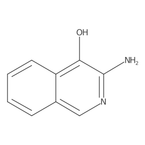 3-Amino-4-hydroxyisoquinoline Structure