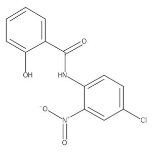 2'-NO2-4'-CL Salicylanilide结构式