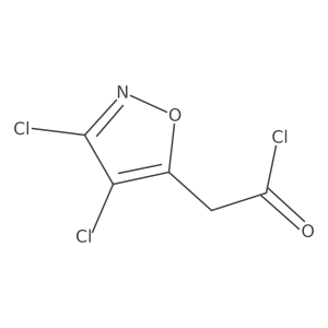 3,4-Dichloro-5-isoxazoleacetyl chloride结构式