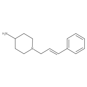 4-Amino-1-cinnamylpiperidine Structure