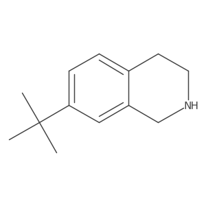 7-Tert-butyl-1,2,3,4-tetrahydroisoquinoline结构式