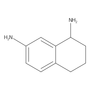 1,2,3,4-Tetrahydronaphthalene-1,7-diamine结构式