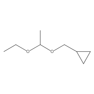 [(1-Ethoxyethoxy)methyl]cyclopropane结构式