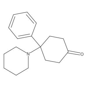 4-Phenyl-4-piperidinocyclohexanone Structure