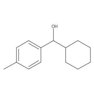 Benzenemethanol, I+/--cyclohexyl-4-methyl-, (S)- Structure