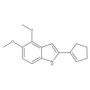2-cyclopent-1-enyl-4,5-dimethoxy-1H-indole Structure