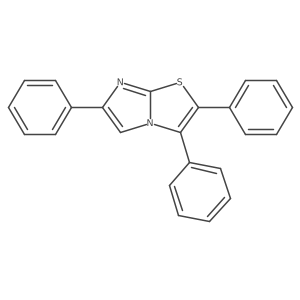 Imidazo[2,1-b]thiazole,2,3,6-triphenyl- Structure