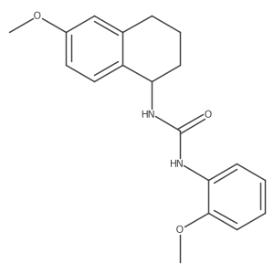 1-(2-Methoxyphenyl)-3-(6-methoxy-1,2,3,4-tetrahydronaphthalen-1-yl)urea Structure