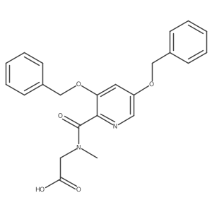 Methyl (3,5-bis(benzyloxy)picolinoyl)glycinate Structure