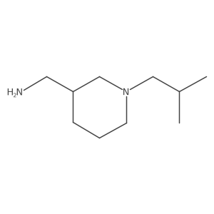 [(1-Isobutylpiperidin-3-yl)methyl]amine结构式