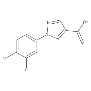 2-(3,4-dichlorophenyl)-2H-1,2,3-triazole-4-carboxylic acid Structure