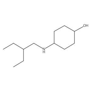 4-[(2-Ethylbutyl)amino]cyclohexan-1-OL Structure