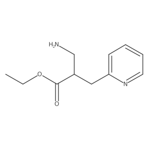 Ethyl 3-amino-2-[(pyridin-2-yl)methyl]propanoate Structure