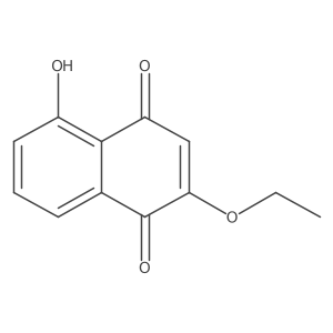 2-Ethoxy-5-hydroxynaphthalene-1,4-dione结构式