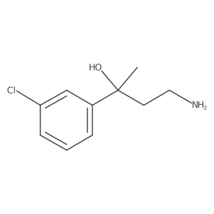 4-Amino-2-(3-chlorophenyl)butan-2-ol Structure