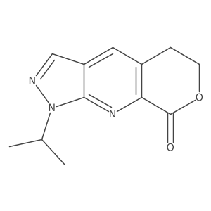 CC(C)n1ncc2cc3c(nc21)C(=O)OCC3结构式