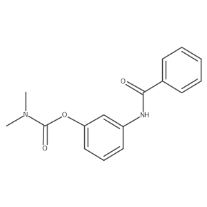 3-Benzamidophenyl dimethylcarbamate结构式