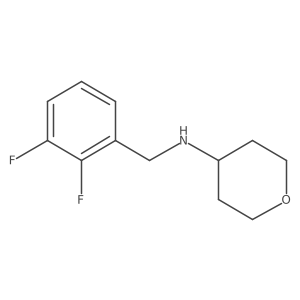 N-[(2,3-difluorophenyl)methyl]oxan-4-amine Structure