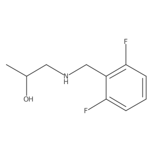 1-{[(2,6-Difluorophenyl)methyl]amino}propan-2-ol Structure