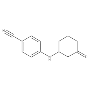 4-(3-Oxo-cyclohexylamino)-benzonitrile结构式