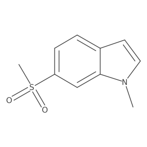 6-Methanesulfonyl-1-methyl-1H-indole结构式