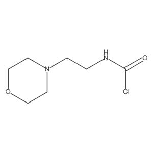 N-(2-morpholin-4-ylethyl)carbamoyl chloride结构式