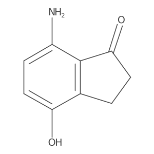 7-Amino-4-hydroxyindanone结构式
