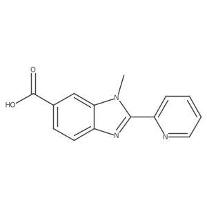 1-Methyl-2-(pyridin-2-yl)-1H-benzo[d]imidazole-6-carboxylic acid Structure