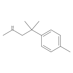 Methyl[2-methyl-2-(4-methylphenyl)propyl]amine结构式