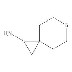 6-Thiaspiro[2.5]octan-1-amine结构式