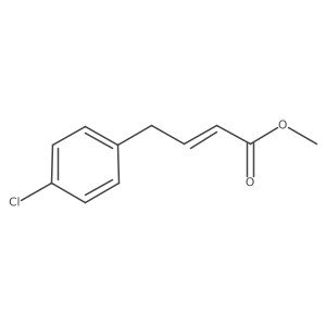 (E)-Methyl 4-(4-chlorophenyl)but-2-enoate Structure