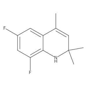 6,8-Difluoro-2,2,4-trimethyl-1,2-dihydro-quinoline Structure