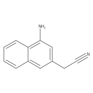 1-Aminonaphthalene-3-acetonitrile Structure