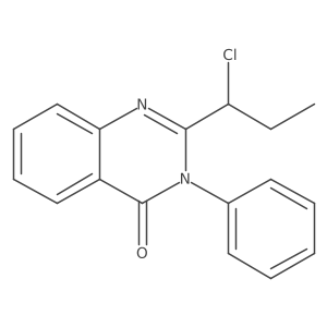 2-(1-Chloropropyl)-3-phenylquinazolin-4-one Structure